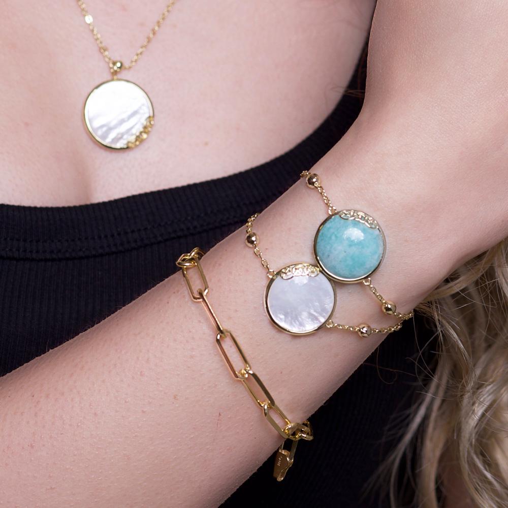 Real Mother Of Pearl Bracelet