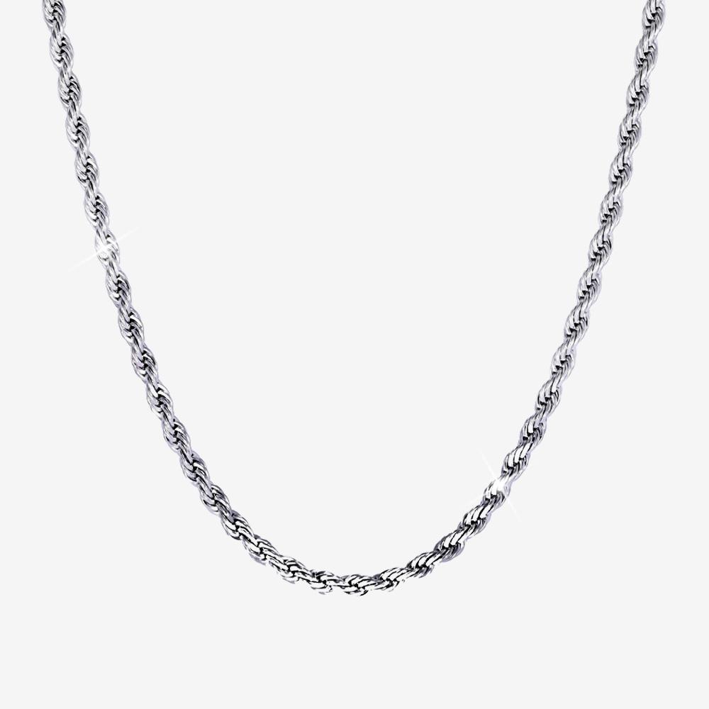 Solid Link Rope Chain 18"